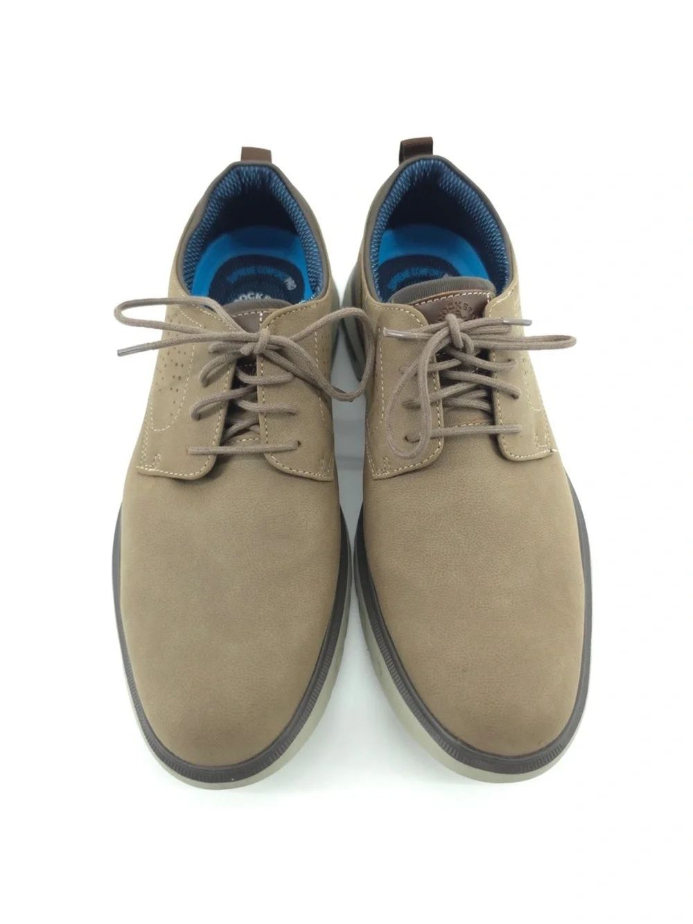 New in Box! Men’s Dockers Taupe Franco Casual Oxford Shoes Size 8.5